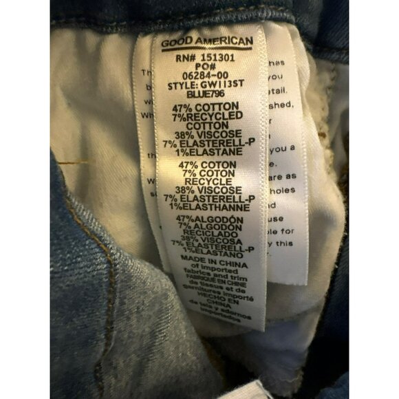 Good American Good Waist Skinny Jeans Size 0/25 - Picture 4 of 7